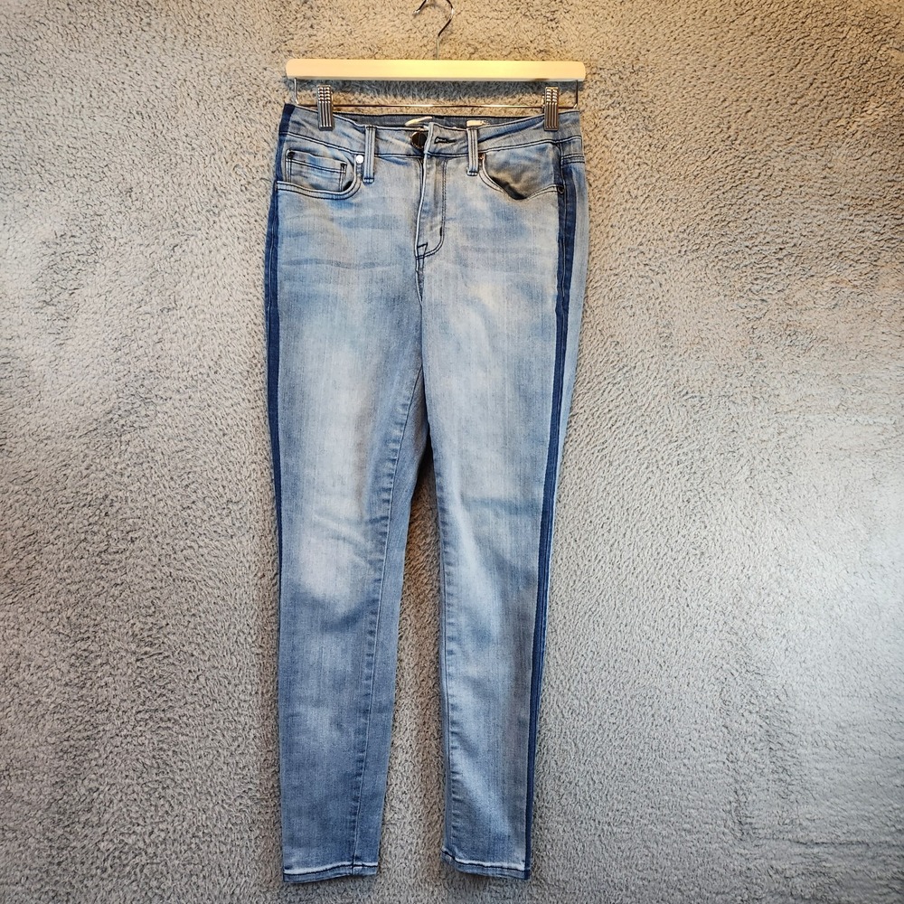 Seven7 Skinny Jeans Women's 4 (Fits 28x27.5) Denim Stretch Casual Mid Rise Boho‎